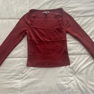 Urban Outfitters Knit Square Neck Top